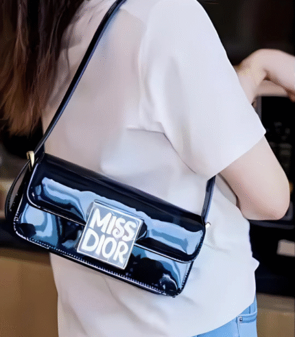 Patent Leather Shoulder Bag