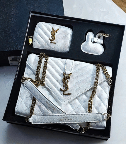 Saint Laurent Matelassé Chain Bag