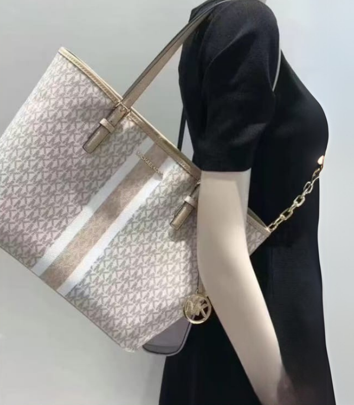 thebaghouse Jet Set Signature Stripe Tote - Image 3