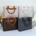 Large Jet Set Travel Logo Tote Bag