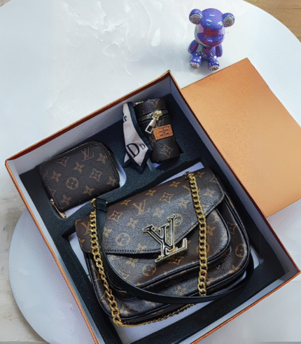 Monogram Shoulder Bag Gift Set