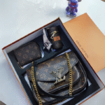 Monogram LV Twist Chain Flap Shoulder Set