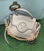 Printed Leather Tote Bag - Image 8