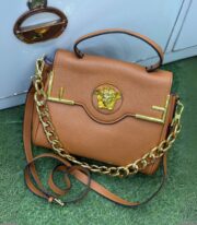 Printed Leather Tote Bag - Image 7