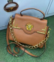 Printed Leather Tote Bag - Image 6