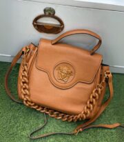 Printed Leather Tote Bag - Image 4