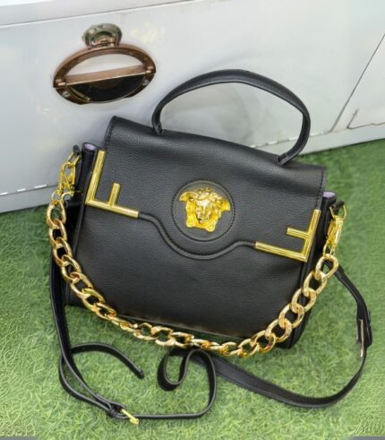 Printed Leather Tote Bag