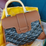 Goyard sling with bamboo handle top nodge quality