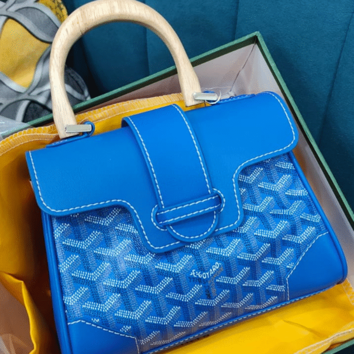 Goyard sling with bamboo handle top nodge quality - Image 4