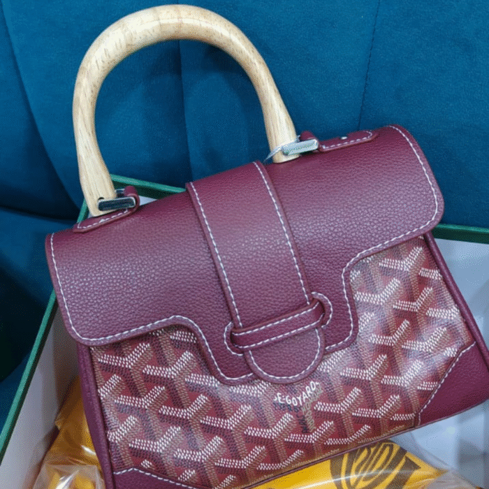 Goyard sling with bamboo handle top nodge quality - Image 5